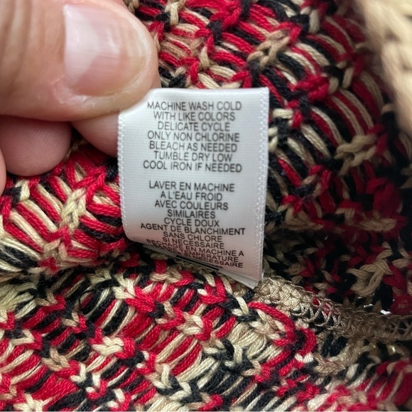 David Brooks Cardigan Sweater. Chevron One Button Hippie Earthy
Cottagecore M - Picture 11 of 12